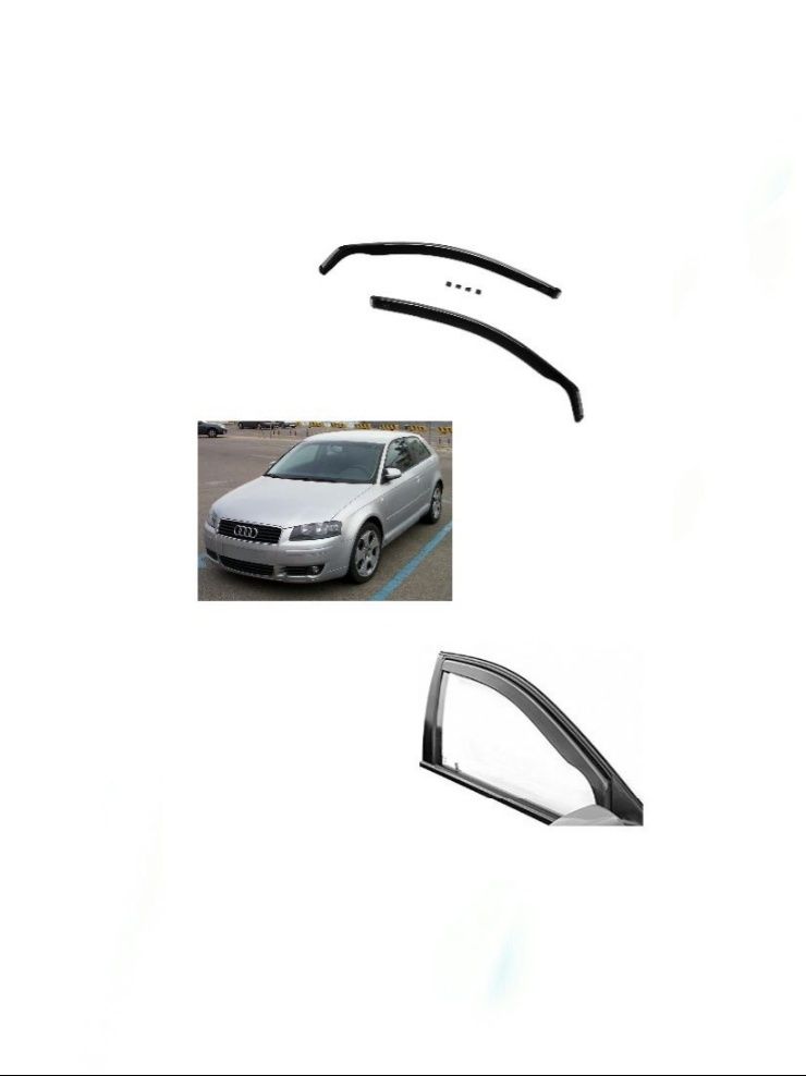 Ветробрани Audi A3 (2004-2012)- 2/3 врати-   (2бр. в комплект)