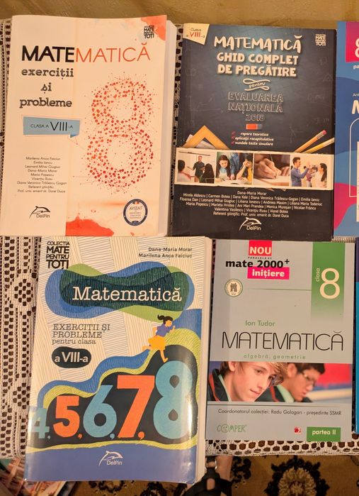 Culegeri de matematică clasa a 8-a