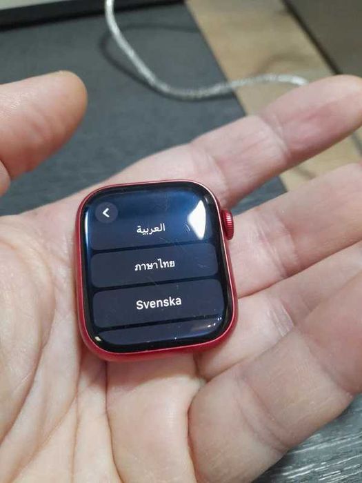 Apple Watch 9 series 41 mm.Red Product.Defect.Pentru piese.