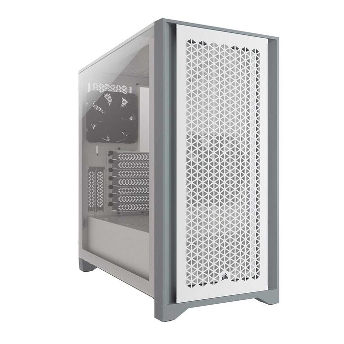 Carcasa Corsair 4000D Airflow Tempered Glass + 3 cooler RS120 ARGB PWM