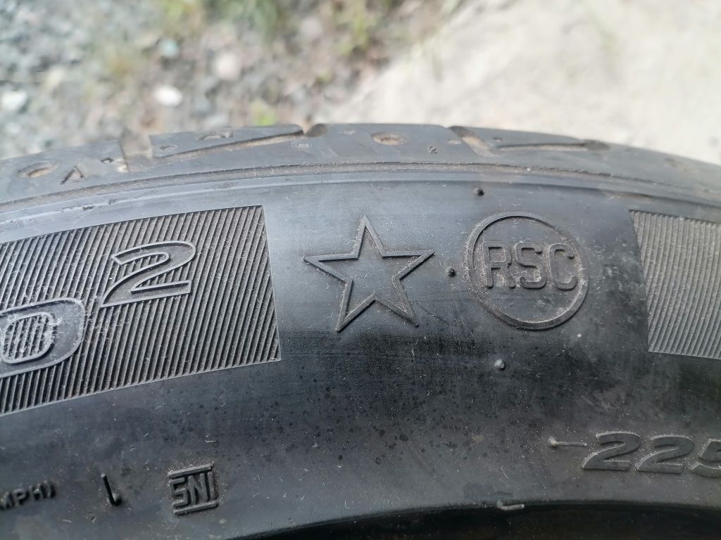 225 50 R 18 95W HANKOOK ДОТ 4918