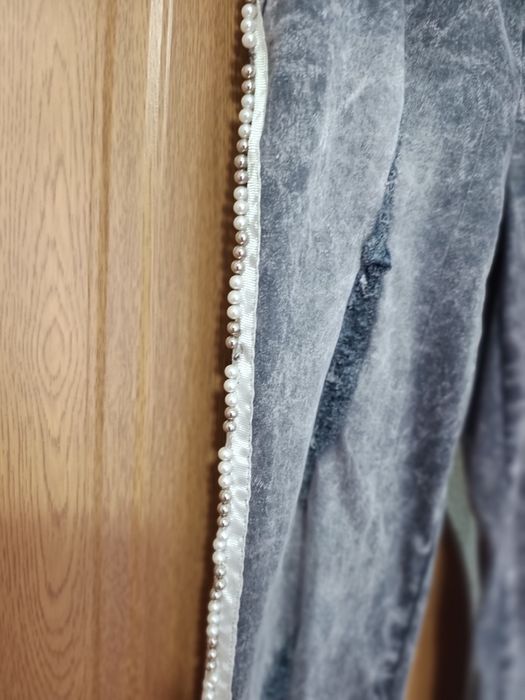 Blugi Foggi gri talie inalta