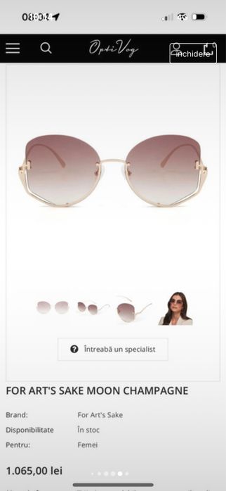ochelari de soare For Art Sake