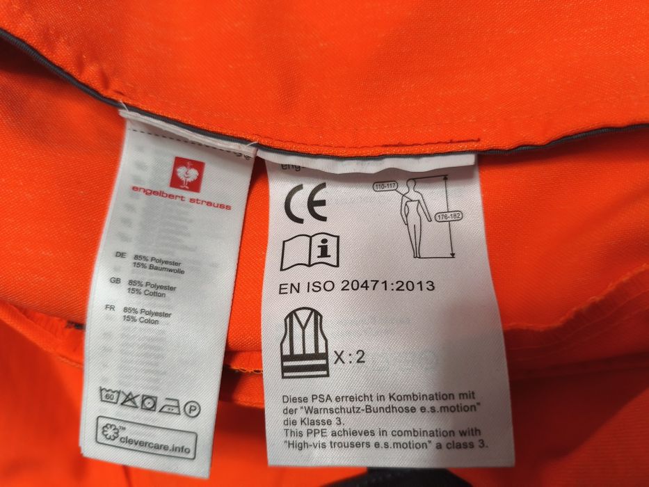 Geaca Engelbert Strauss mărimea XL bărba protecție reflectorizanta