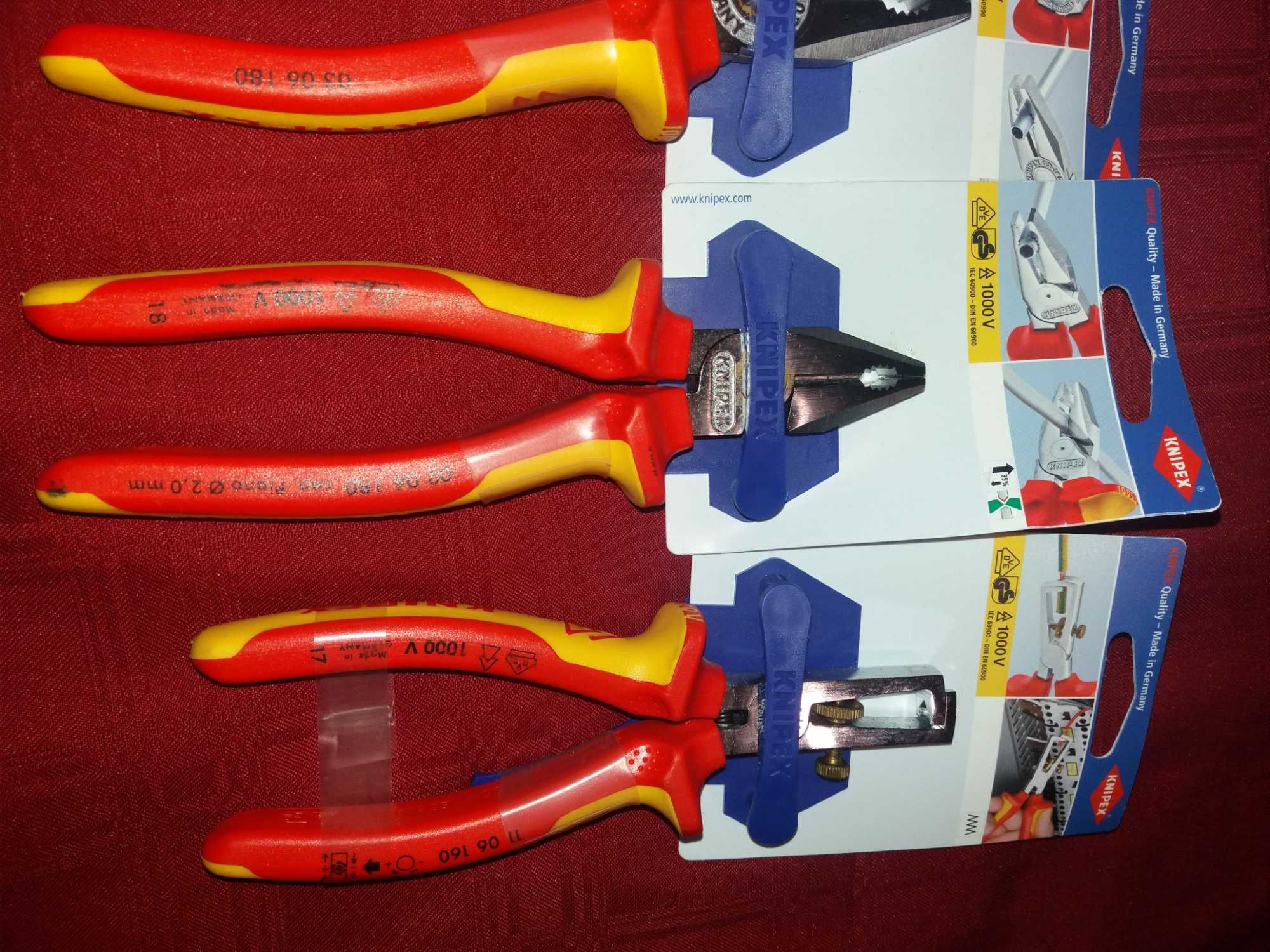 set 3 clesti diferiti Knipex sigilati marcati