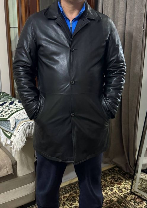 Мужская оригинал полуплащч из бренда  Ermenegildo Zegna ITALY