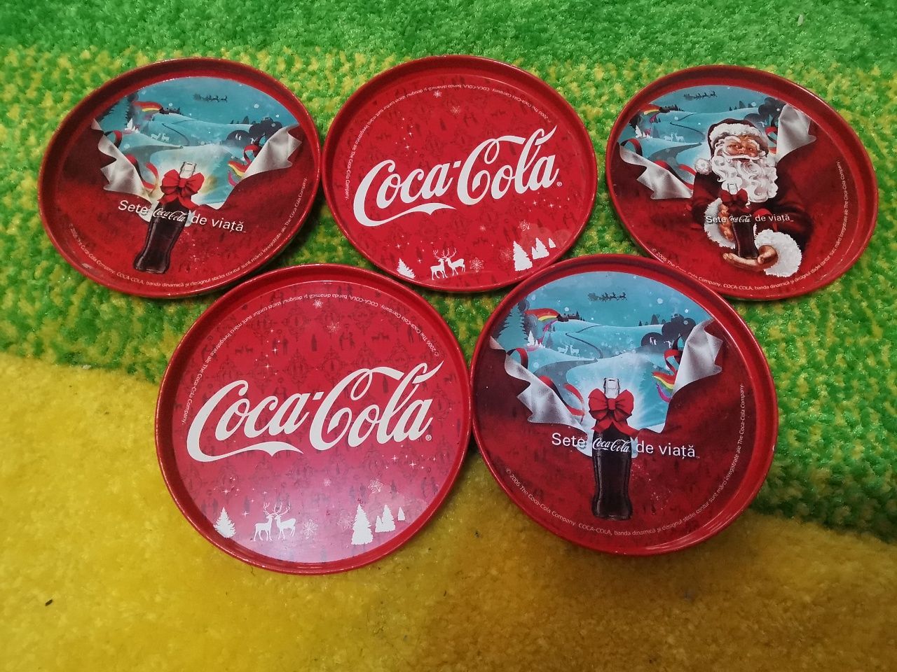 Biscuiti Coca Cola Suporturi pahare Coca Cola Coastere