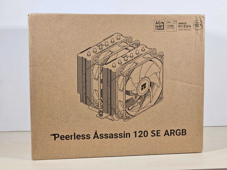 Охладител Thermalright Peerless Assassin 120 SE ARGB - черен и бял