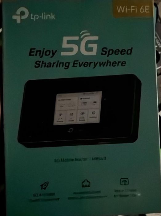 Router Wireless Portabil TP-Link M8550 5G LTE, SIGILAT