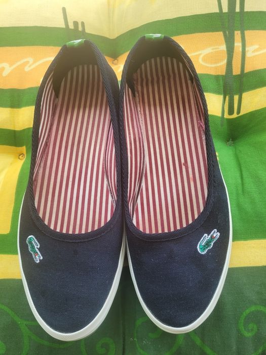 Дамски обувки от плат Lacoste