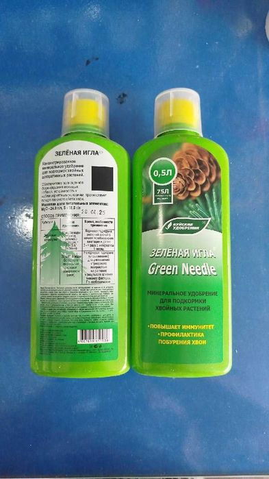 Зелёная игла  500 мл. Archaga ozuqa. Удобрения для хвойных. Archakar