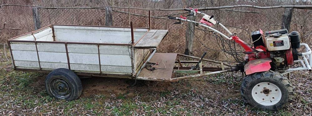 Motocultor Proseries SC-135-Z-E, diesel, 9CP+remorca