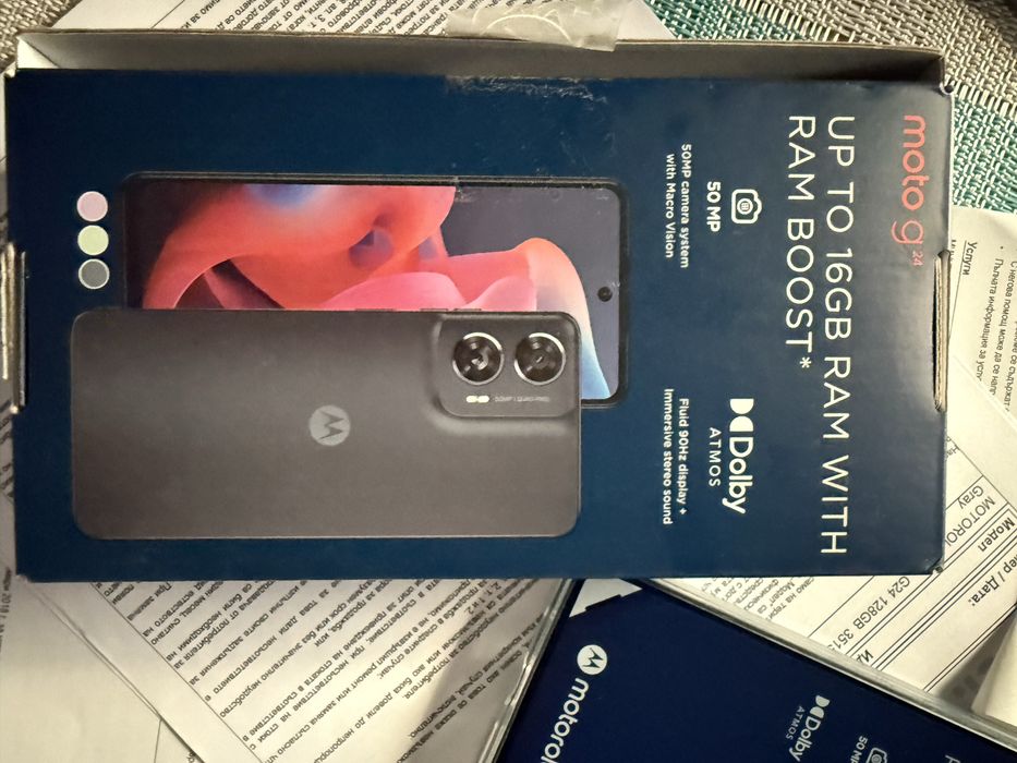 Чисто Нов Телефон Моторола (Гаранция 36 месеца) Motorola G24