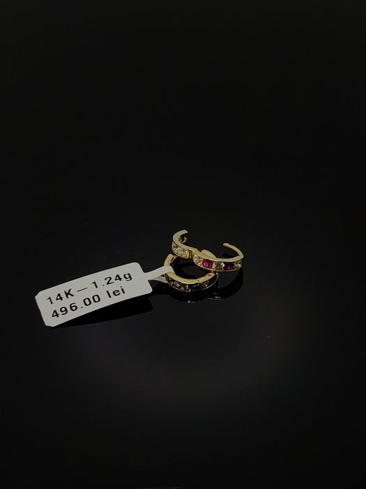 Bijuteria Royal cercei din aur 1.24 gr