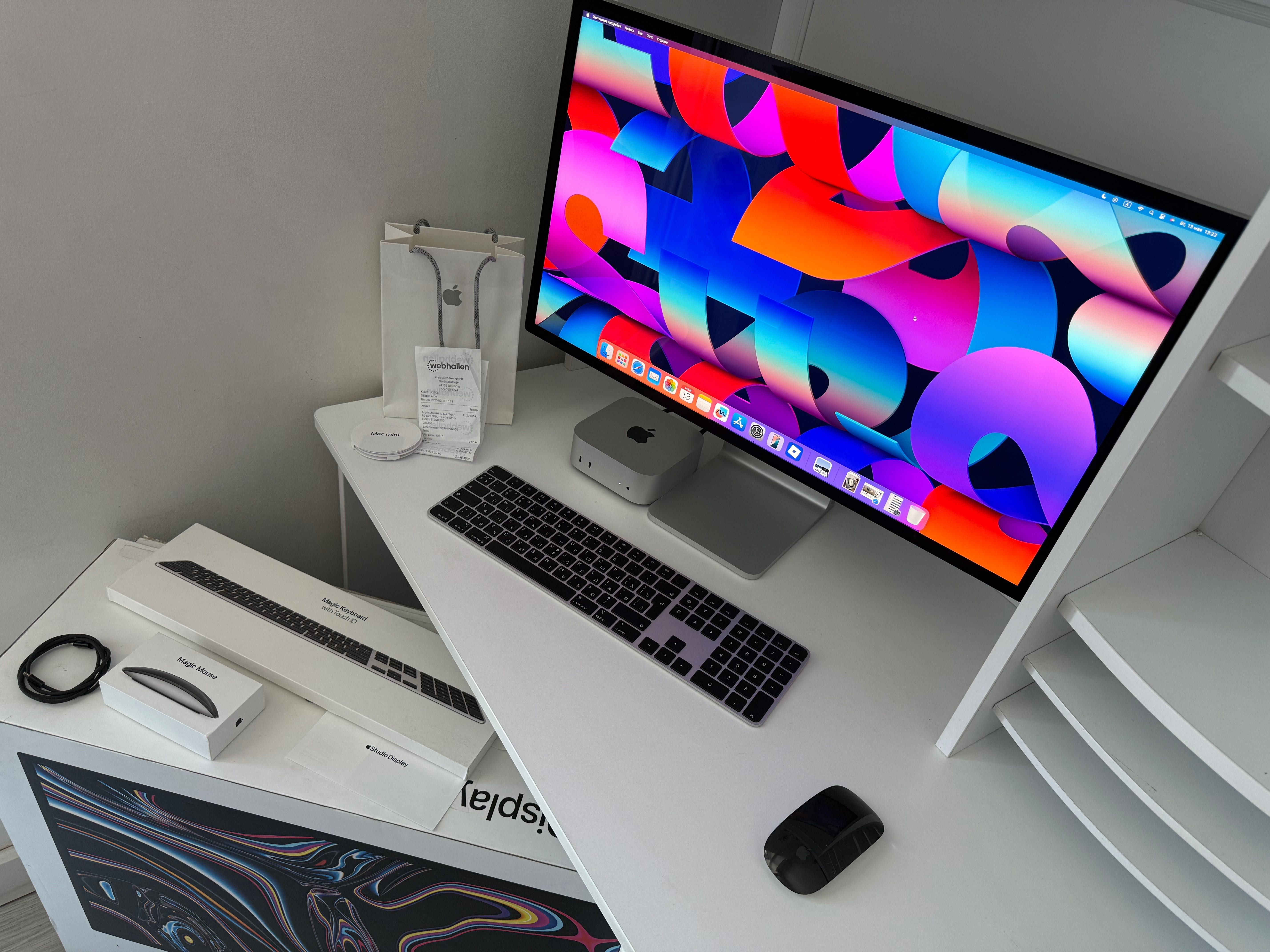 полный комплект стационарного компьютера apple Mac mini Display