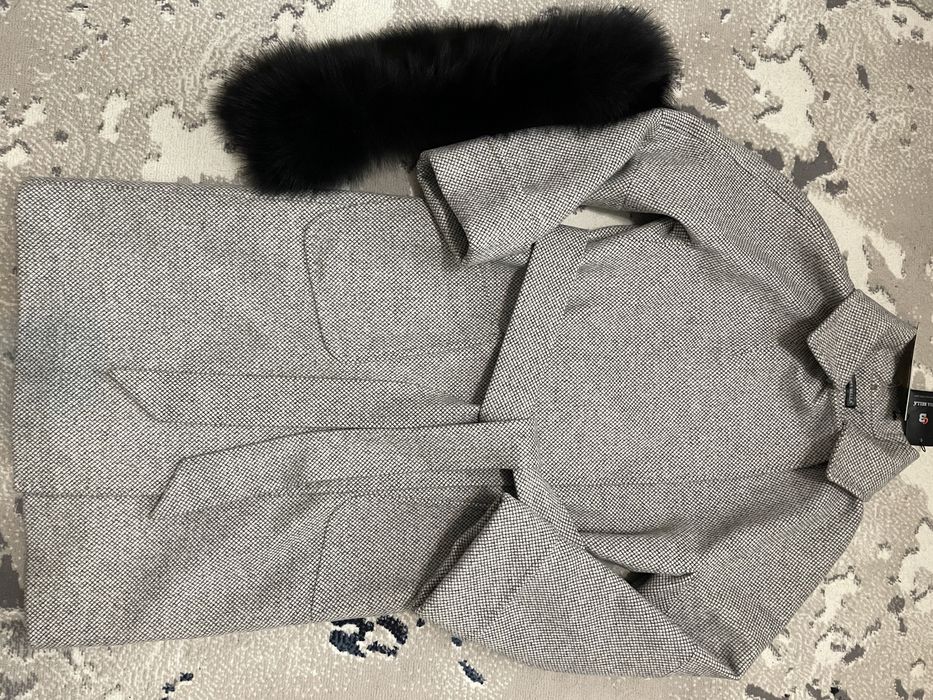 Пальто тренчкот зимний с утеплением с размер 40 М L Турция Issabella