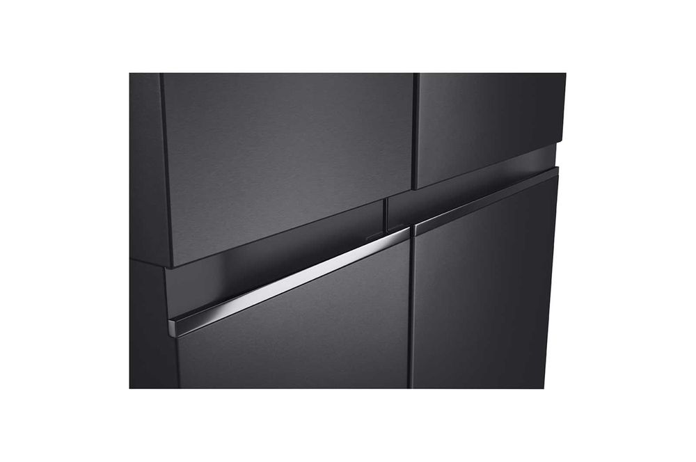 Холодильник Side-by-Side LG GC‑B257SBZV Top Freezer, матовый черный