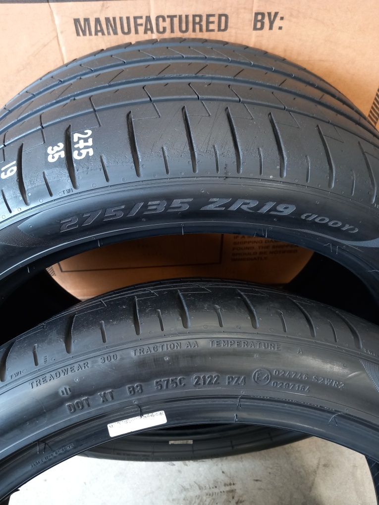 245/40R19 98Y-2бр.НОВИ.& 2бр.99% 275/35ZR19 100Y PIRELLI EXTRA LOAD