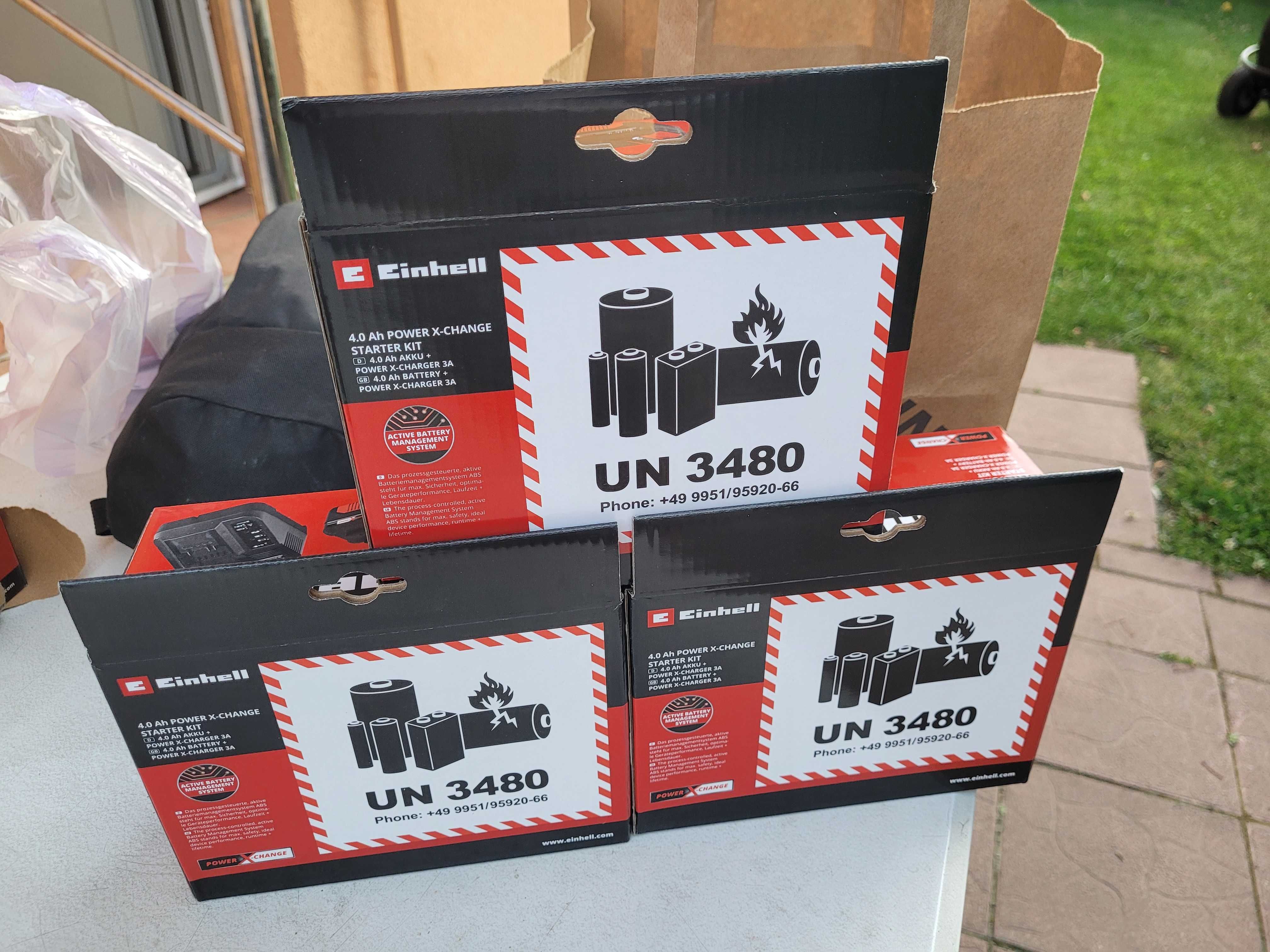 Kit acumulator si incarcator Einhell PXC, 18 V. 4Ah, max 900 W