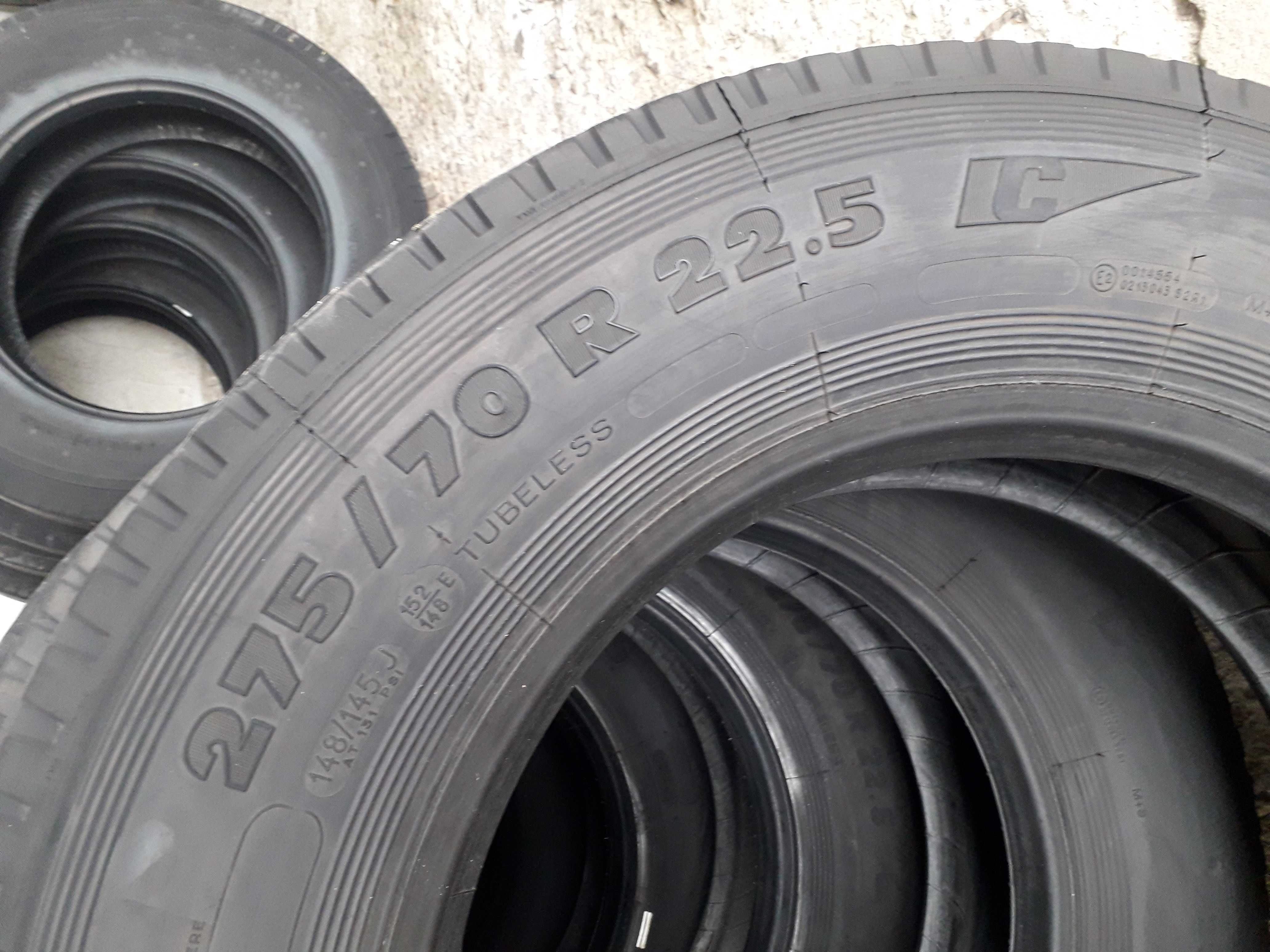 2 тежкотоварни гуми R22.5 275/70 Kormoran C 148/145J M+S