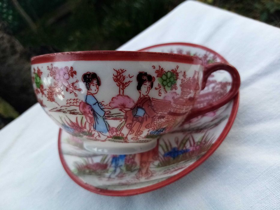 Винтидж японски сервиз за чай