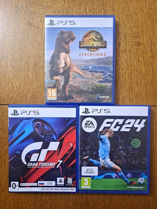 Диски на PS5, руль PXN V9