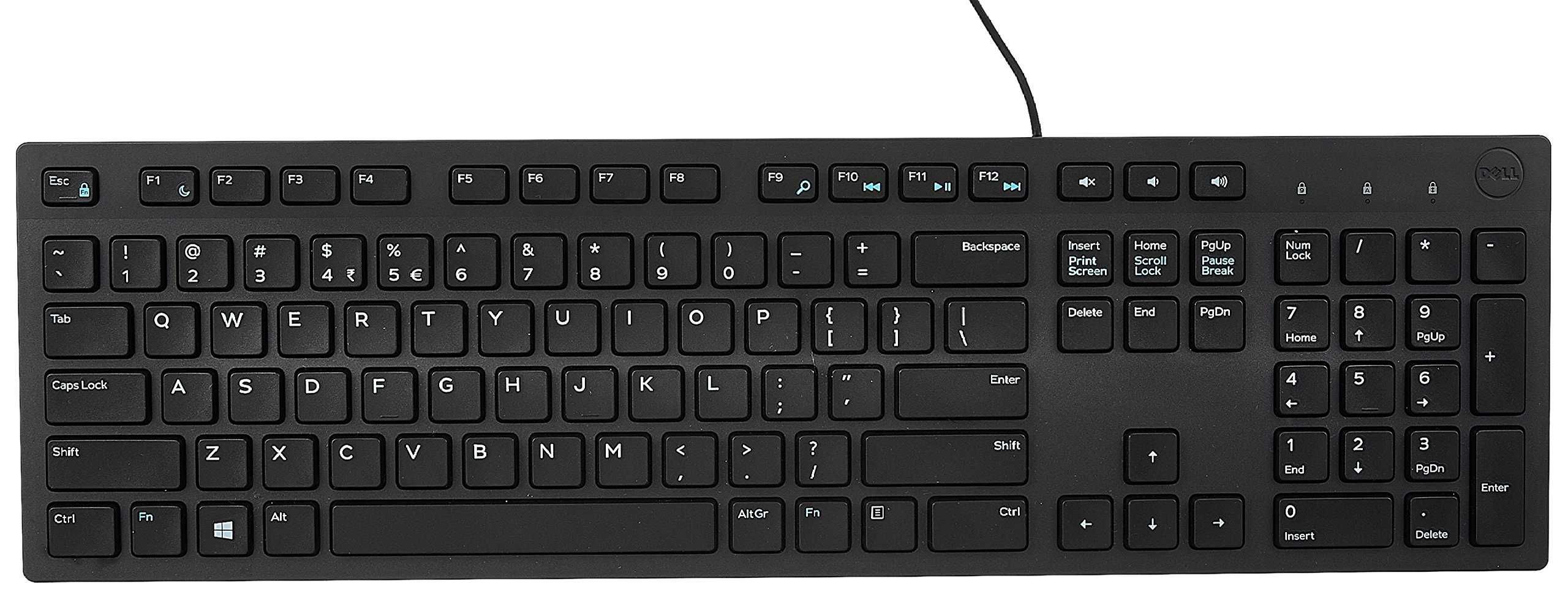 Клавиатура DELL KB216 Black USB черный оптом