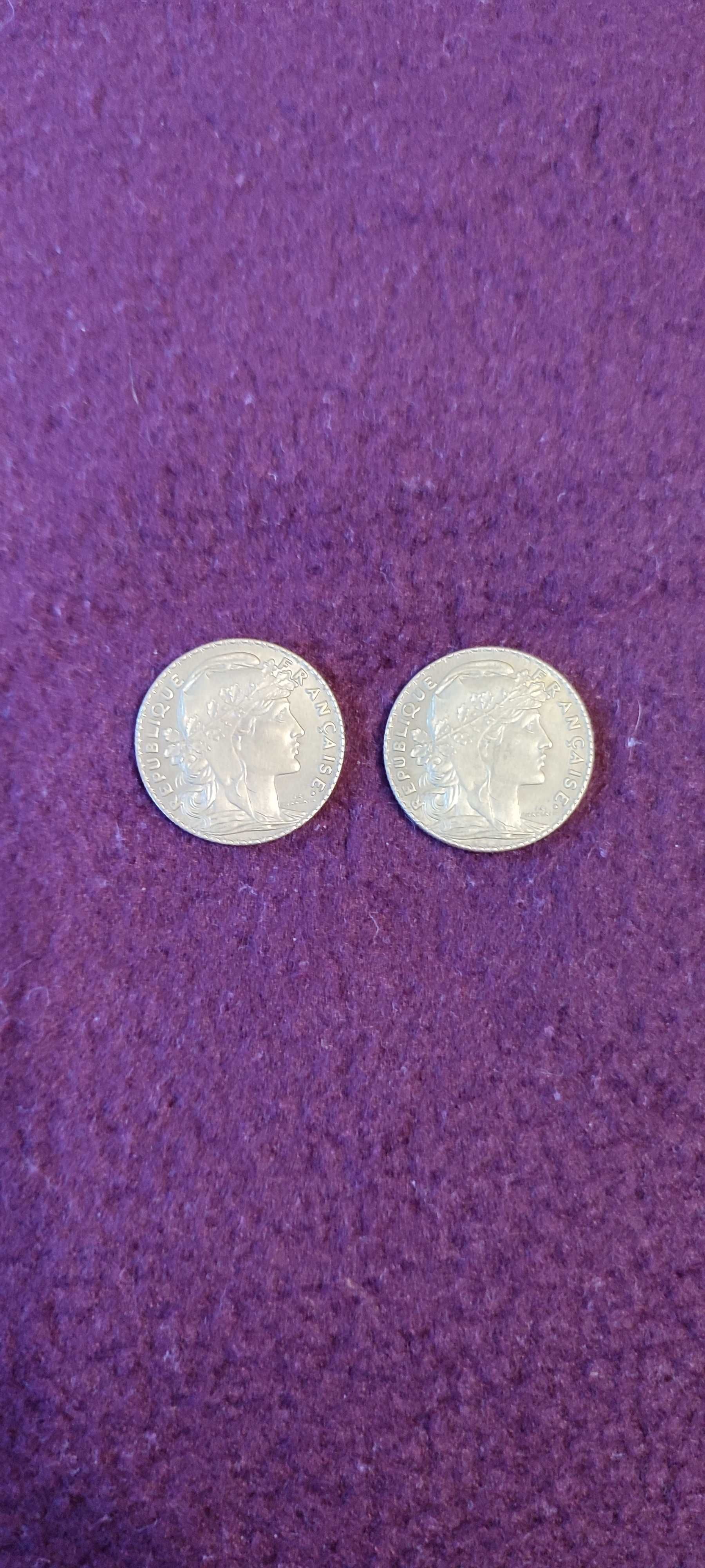 Монети 20 франка 1912г.
