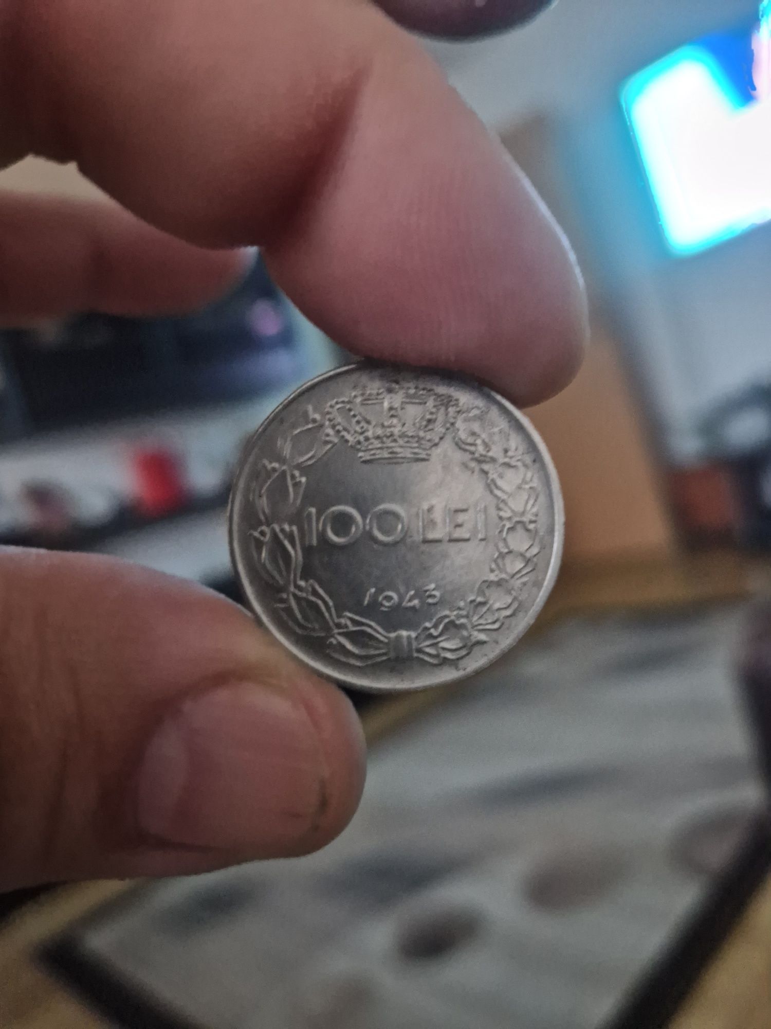 Monede 100 lei argint 1943 Mihai 1