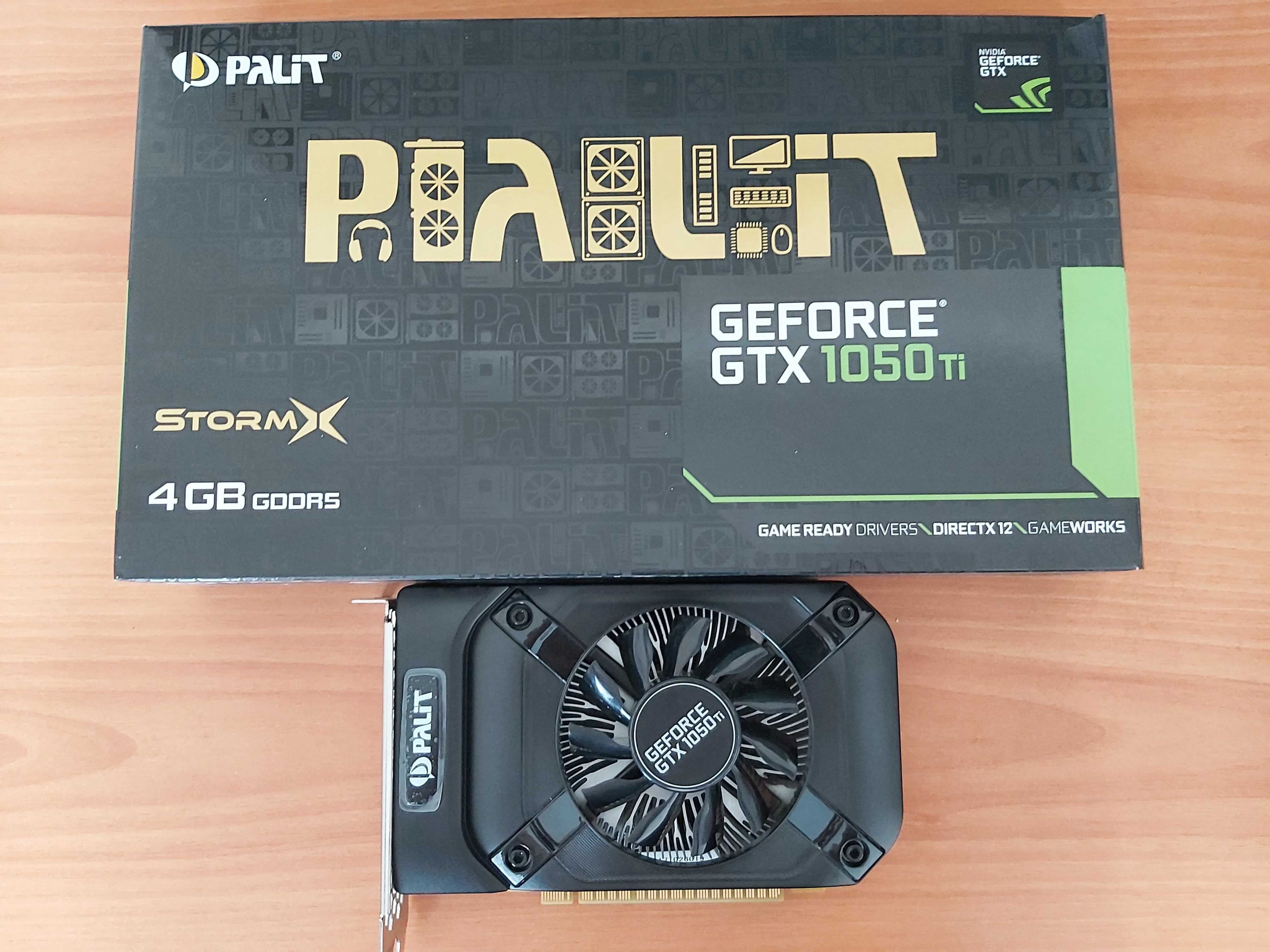 Видеокарта Palit GeForce GTX 1050 Ti 4Gb 128bit.