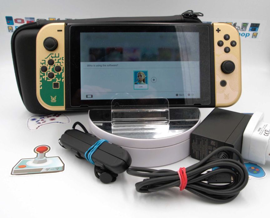 Nintendo Switch V2 Zelda Modat Picofly/ Tinfoil/ Card 128GB/20 Jocuri