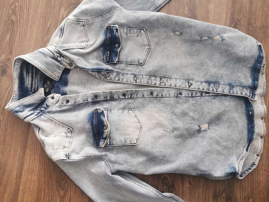 Cămașă/jachetă Jeans Black ISLAND (mărime M) NOUA /originala