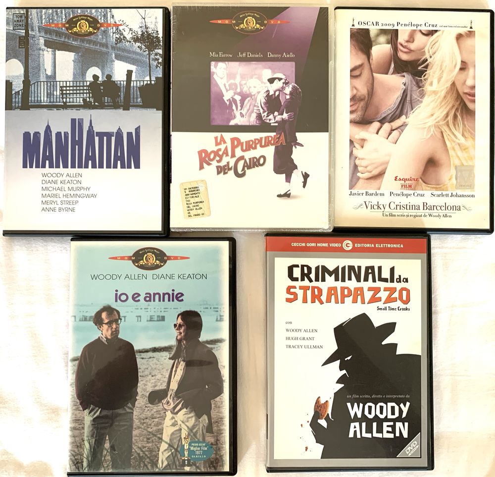 4x filme DVD la alegere, limba engleza italiana….