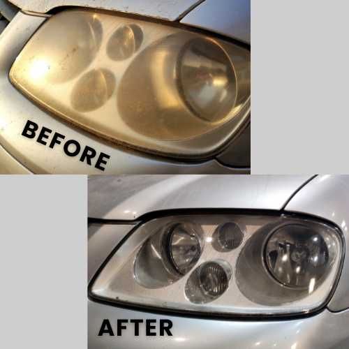 Reconditionare Faruri cu polimer.