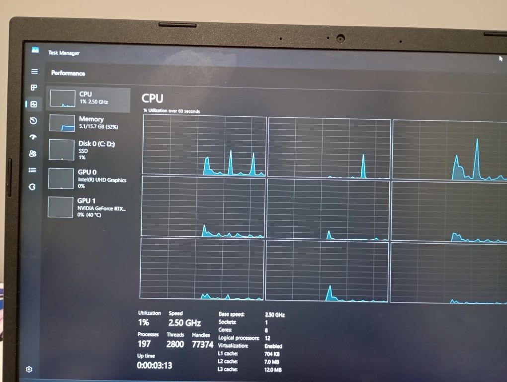 Vând Laptop Gaming Acer aspire 7