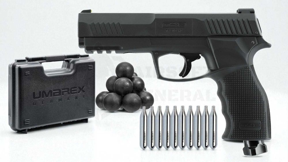 Ocazie unica! Set cu Pistol Painball Puternic 13j+ bile CO2+Cutie