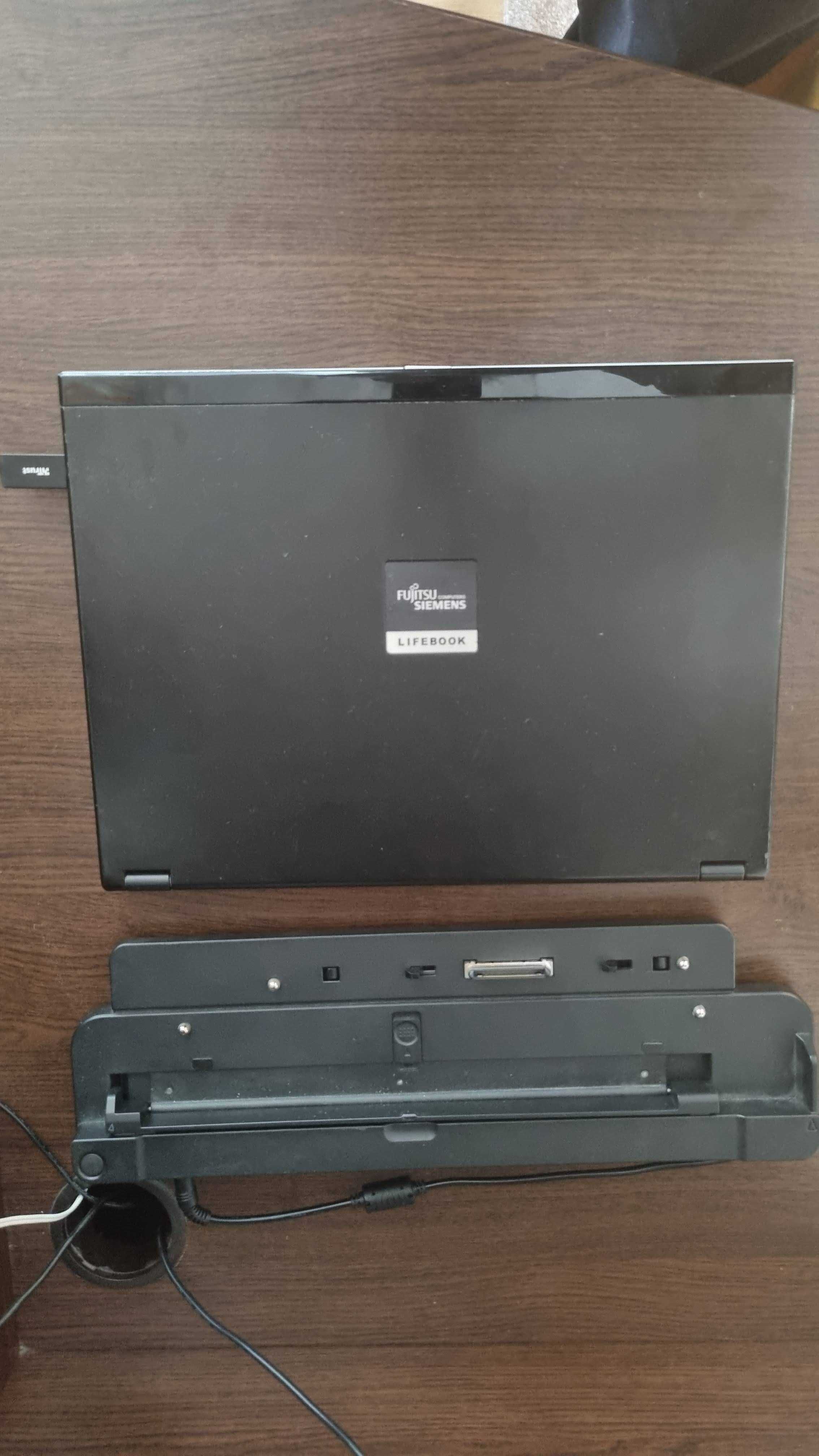 Лаптоп Fujitsu Lifebook 13,3" S760 с докинг и 22" LG LCD Monitor/TV