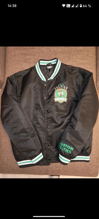 Geacă bomber varsity NBA Boston Celtics