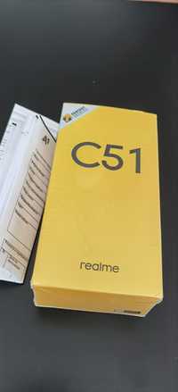 REALME C51 BLACK 6.74 ", 128 GB, RAM 4+4 GB, 50+0.3 MP