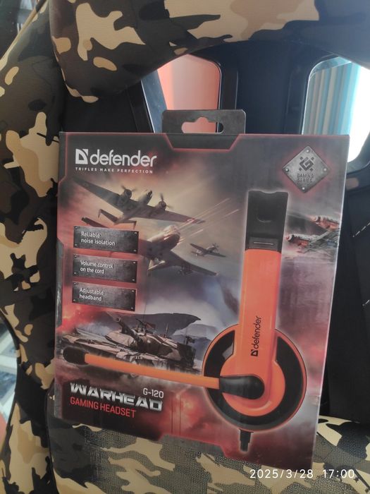 Гарнитура игровая Defender Warhead G-120 продаётся!