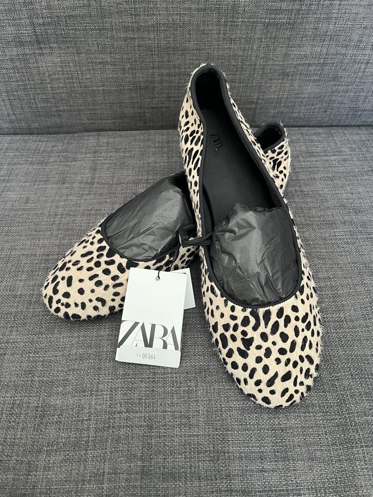 Пантофки Zara животински принт
