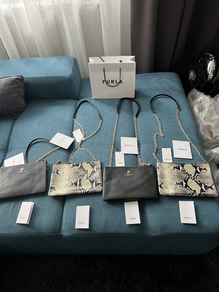 Furla Crossbody в два цвята.С етикети,care instuctions,подаръчен плик