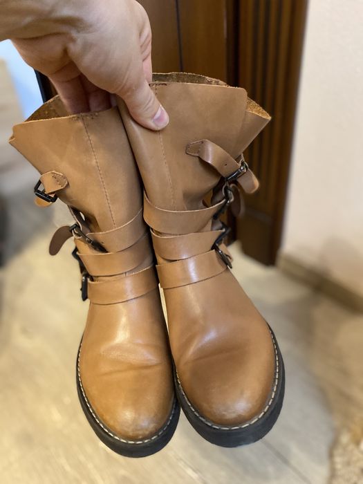 Vând botine dama din piele marimea 37