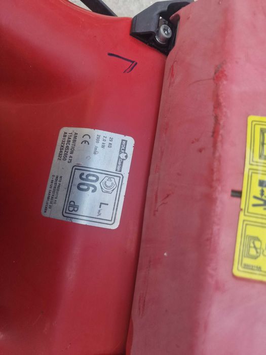Masina de tuns Wolfagden pe benzina BRIGGS 3CP cu SAC IMPECABILA