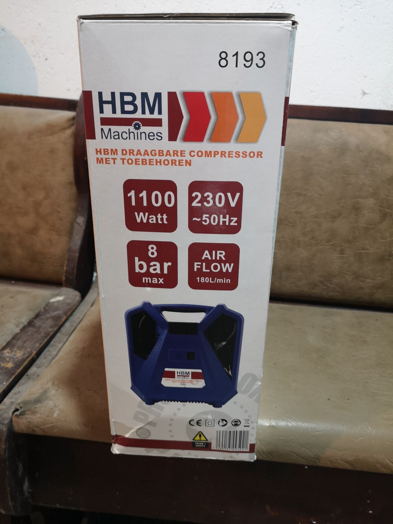 Compresor HBM portabil cu accesorii