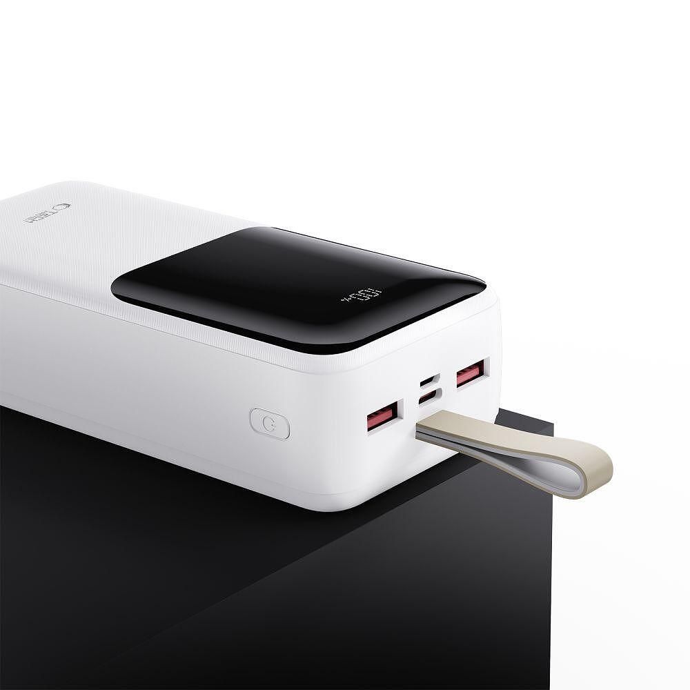 Допълнителна батерия tech-protect pb03 power bank 30000mah 22.5w бяла