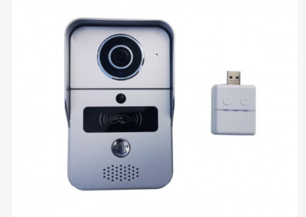 Videointerfon inteligent WI-FI & RJ45, POE si Control acces RFID