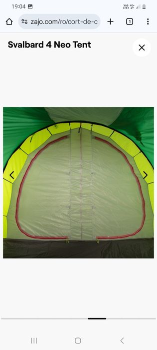 Cort Zajo Svalbard 4 persoane profesional