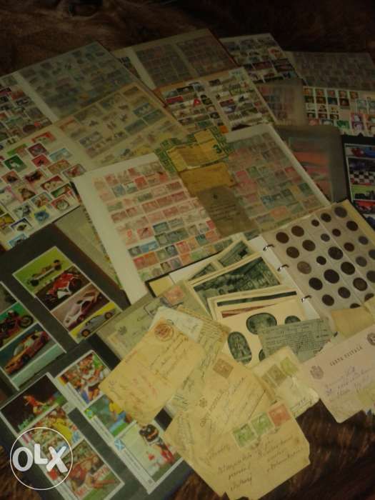 Colectie personala timbre și carti postale.