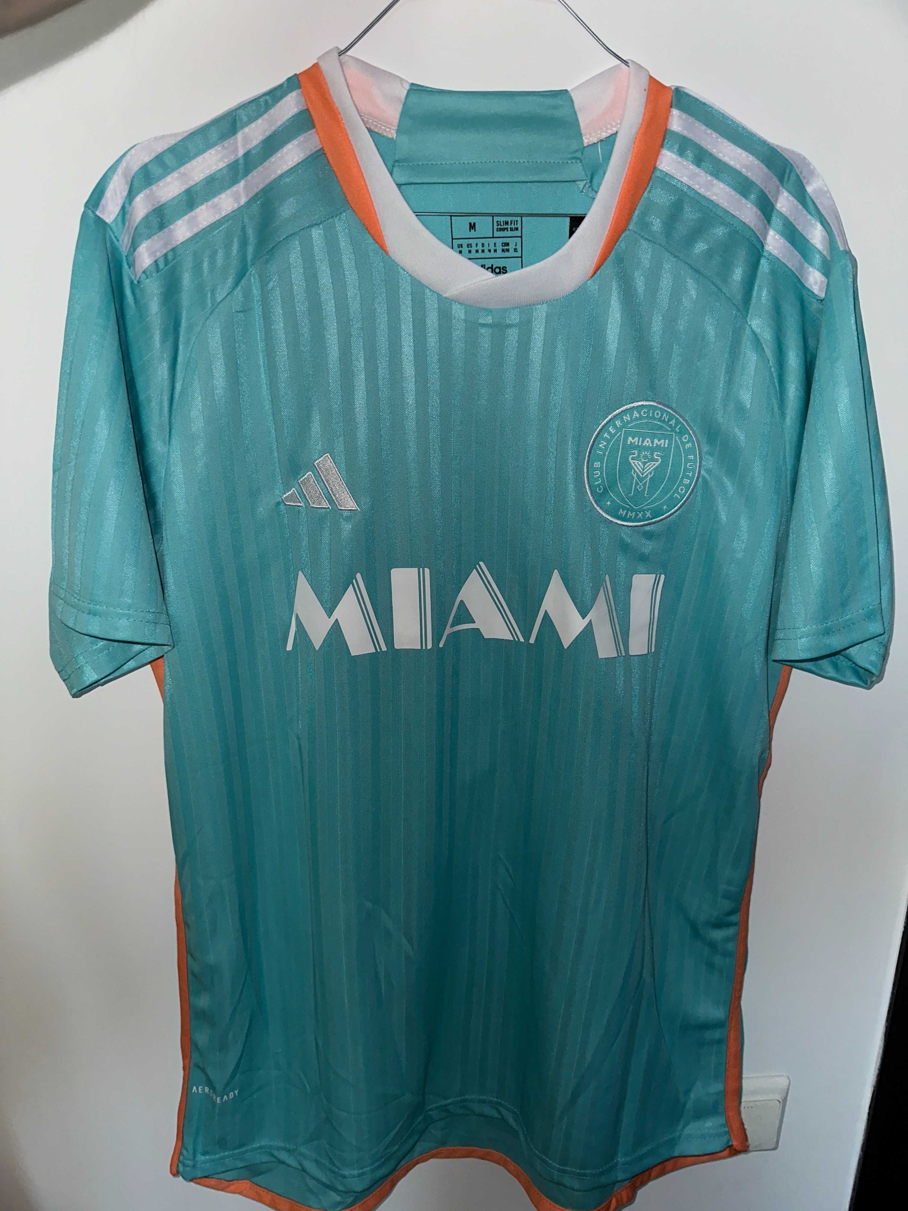 Tricou Messi Inter Miami fotbal turcoaz
